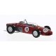 1961 Ferrari F 156 - Assembled -- Graf Berghe von Trips 20 Reims (red, white, German Letteri, HO, Brekina Automodelle 22994