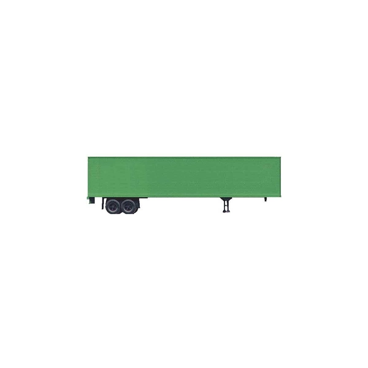 45′ Highway Trailer - Kit -- Undecorated (green), HO, Accurail Inc 9980