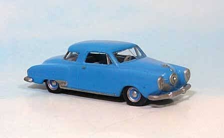 1951 Studebaker Starlight Coupe - Resin Kit -- Undecorated, HO, Sylvan Scale Models V127