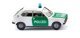 1975 Volkswagen Polo 1 - Assembled -- Police (white, green, German Lettering), HO, Wiking 3646