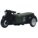 BSA Motorcycle with Sidecar - Assembled -- Post Office Telephones (green), N, Oxford Diecast NBSA004
