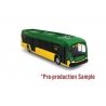 2020 Proterra Catalyst Electric Bus - Assembled -- Seattle, King County (green, yellow), HO, Iconic Replicas 870245