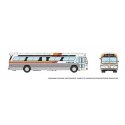 Mid-1960s - 1980s Suburban New Look Bus - Lighted - Assembled -- SEMTA Detroit Area 1560 (sil, HO, Rapido Trains Inc 753133