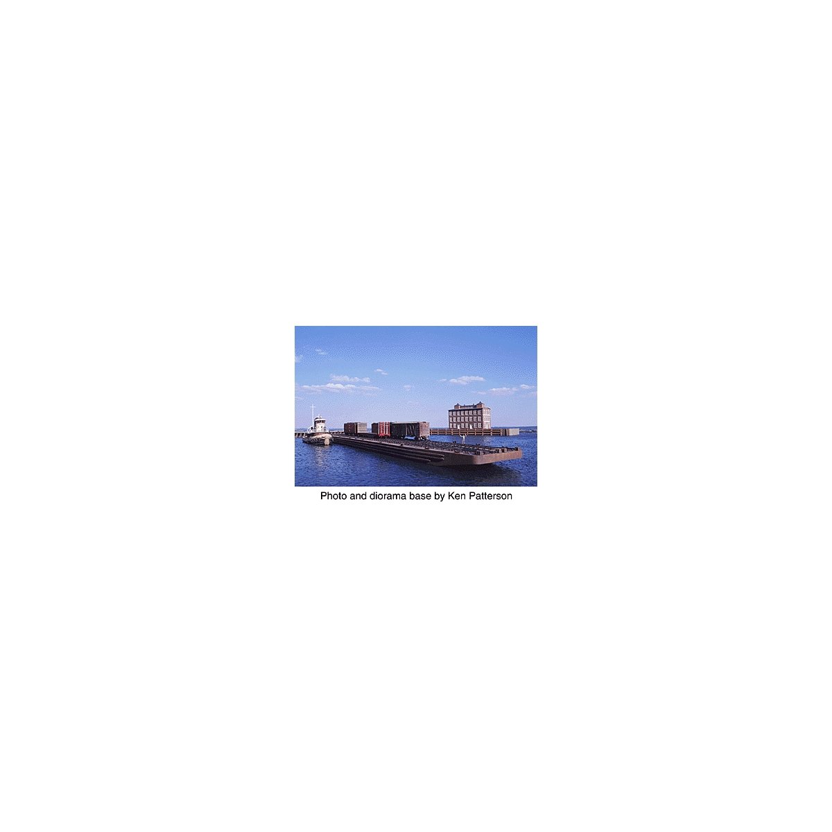 Railroad Car Float -- Kit - 39 x 5-1/2 x 1′ 99.1 x 14 x 2.5cm, HO, Walthers Cornerstone 3152