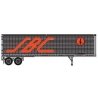 40′ Corrugated Van Trailer - Assembled -- Ferrocarril Sonora-Baja California S-BC 9028, N, Trainworx Inc 4027902