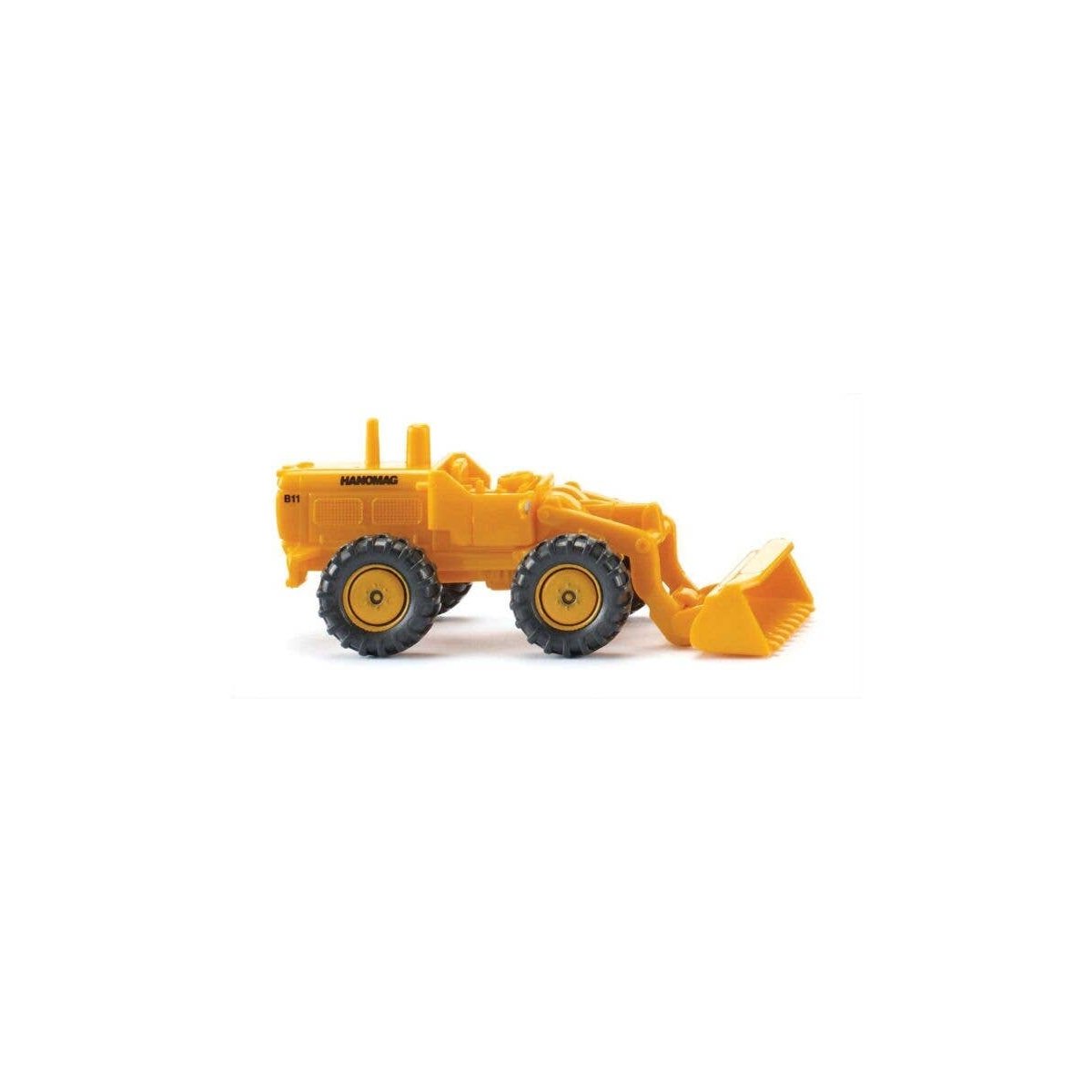 1964-1972 Hanomag Wheel Loader - Assembled -- Yellow, N, Wiking 97402