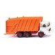 1967-1972 MAN Econic Garbage Truck - Assembled -- Orange, White, HO, Wiking 63805
