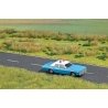 1976 Dodge Monaco 4-Door Sedan with Working Lights - Assembled -- Police (Blue Body, White Can, HO, Busch Gmbh & Co Kg 5629