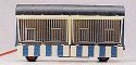 Modern Circus Wagon - Assembled -- Open Side Cage - Krone, HO, Preiser Kg 21019
