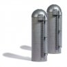 Tall Concrete Farm Silos -- Kit - 2-15/16` 7.5cm Diameter x 9-5/8` 24.5cm Tall pkg(2), HO, Busch Gmbh & Co Kg 1913
