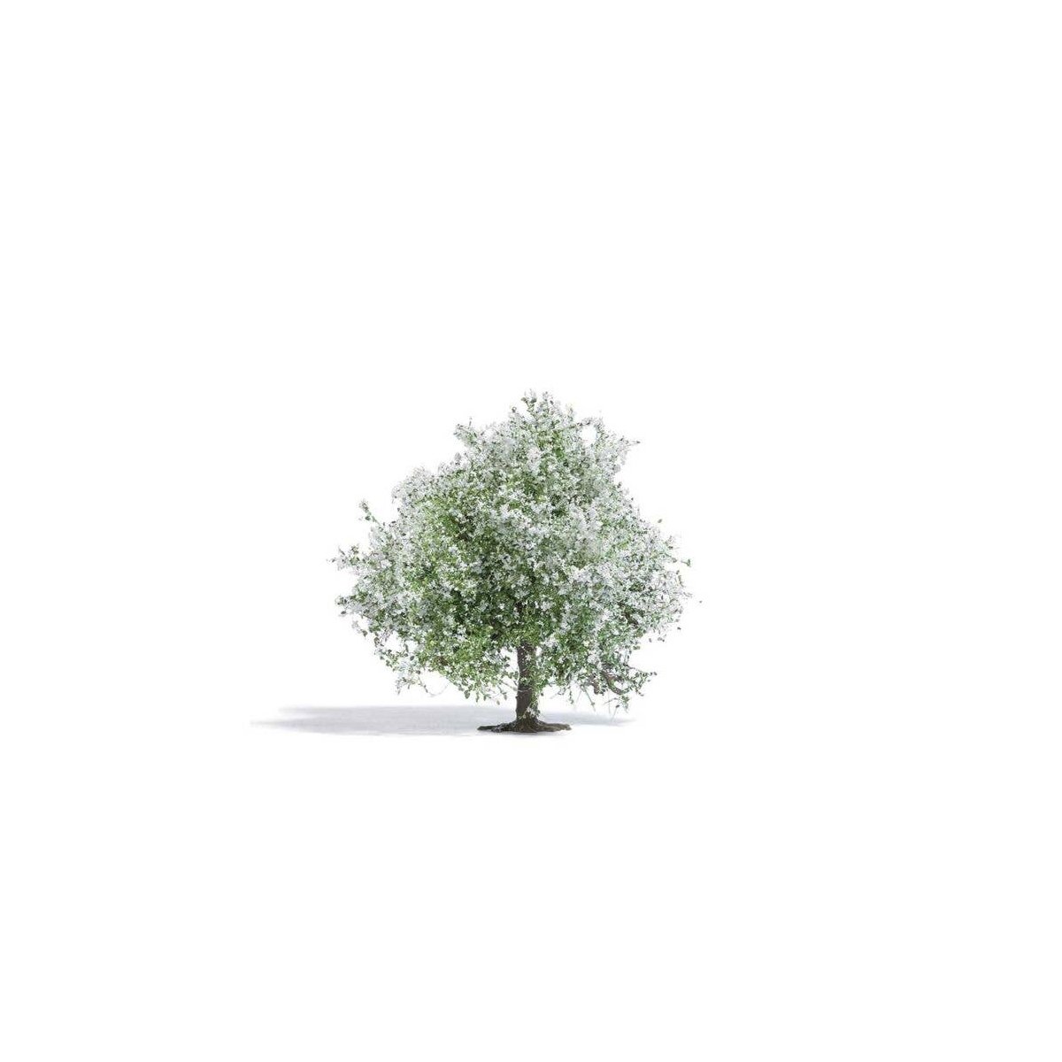 Blossoming Apple Tree - Exclusive -- 2-15/16′ 7.5cm Tall, HO, Busch Gmbh & Co Kg 3651