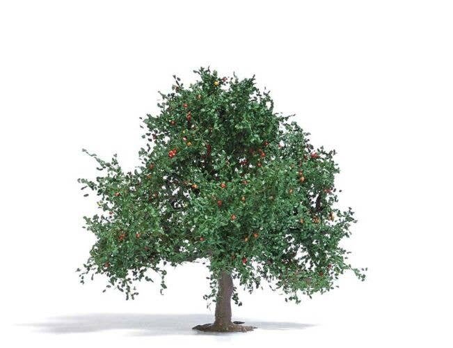 Apple Tree - Exclusive -- 2-15/16′ 7.5cm Tall, HO, Busch Gmbh & Co Kg 3652