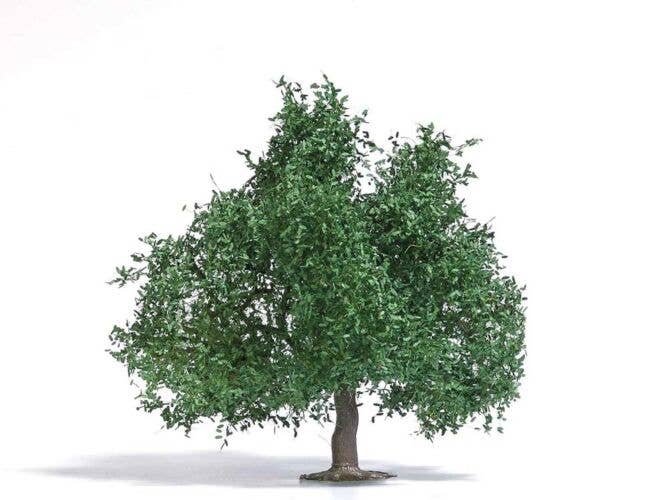 Summer Oak-Fruit Tree - Exclusive -- 3-3/4′ 9.5cm Tall, HO, Busch Gmbh & Co Kg 3662