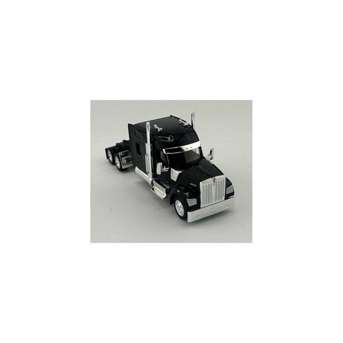 Kenworth 990 Stand-Up Sleeper-Cab Semi Tractor - Assembled -- Black, HO, HO Logistics Replicas 990095