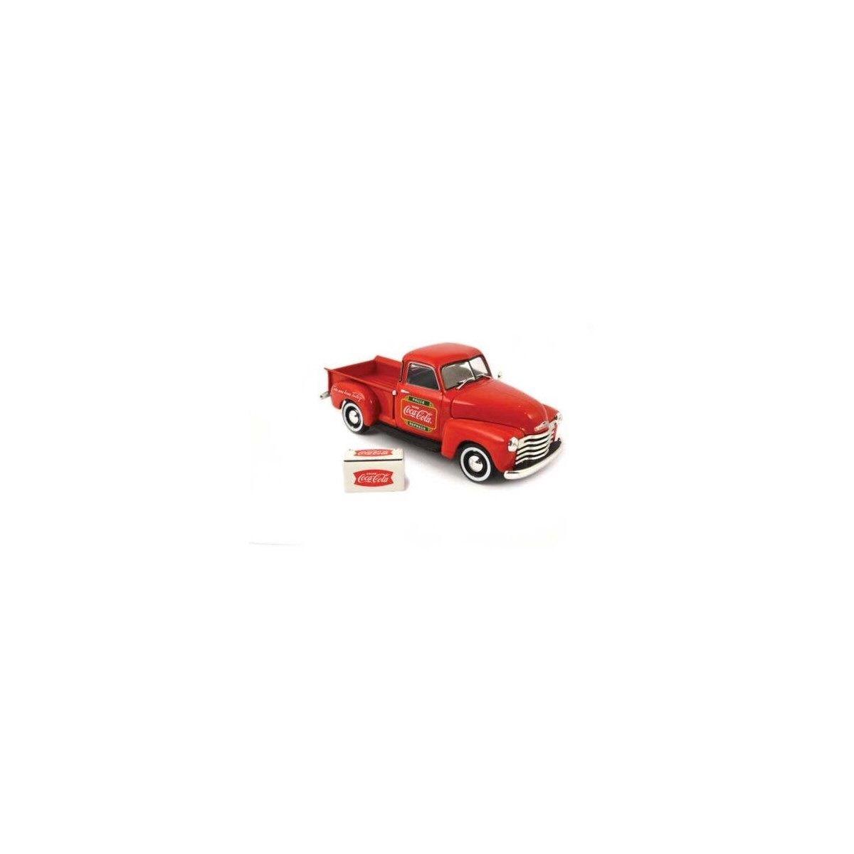 1953 Chevrolet Pickup - Assembled -- Coca-Cola (red, white, green), 1/43, Atlas O 820066