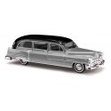 1952 Cadillac Station Wagon - Assembled -- Silver, Black, HO, Busch Gmbh & Co Kg 43480