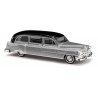 1952 Cadillac Station Wagon - Assembled -- Silver, Black, HO, Busch Gmbh & Co Kg 43480