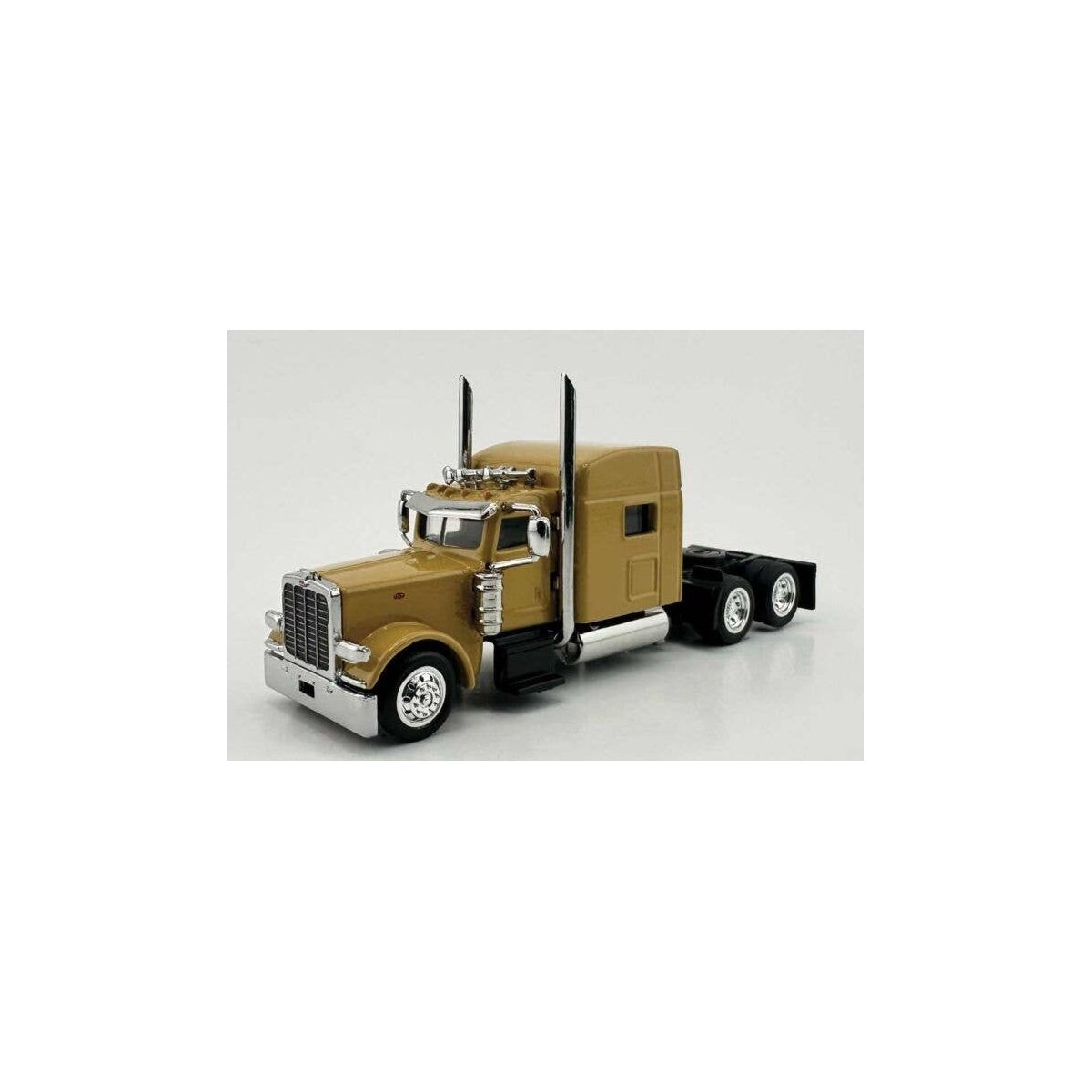 Peterbilt Sleeper Cab Tractor Only - Assembled -- Cat Yellow, HO, HO Logistics Replicas 38910