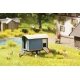 Henmobile - Chicken Coop Trailer - Laser-Cut Minis -- Laser-Cut Card Kit, HO, Noch Gmbh & Co 14377
