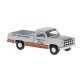 1981 GMC Sierra Grande Pickup Truck - Assembled -- Indy Hauler (silver, orange, black), HO, Brekina Automodelle 19657