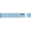 53′ Platewall Highway Trailer - Assembled -- Werner 97238 (blue, yellow), HO, Bowser Manufacturing Co. 43302