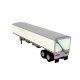 39′ Covered Grain Trailer - Assembled -- White with Silver Tarp, HO, HO Logistics Replicas 467