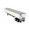 39′ Covered Grain Trailer - Assembled -- White with Silver Tarp, HO, HO Logistics Replicas 467