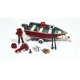 Deluxe Boat, Motor & Trailer - Kit -- w/Marine Accessories, HO, JL Innovative Design 456