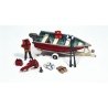 Deluxe Boat, Motor & Trailer - Kit -- w/Marine Accessories, HO, JL Innovative Design 456