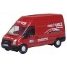 Ford Transit Cargo Van with Short Wheelbase, Low Roof - Assembled -- National Grid (white, blue, , N, Oxford Diecast NFT034