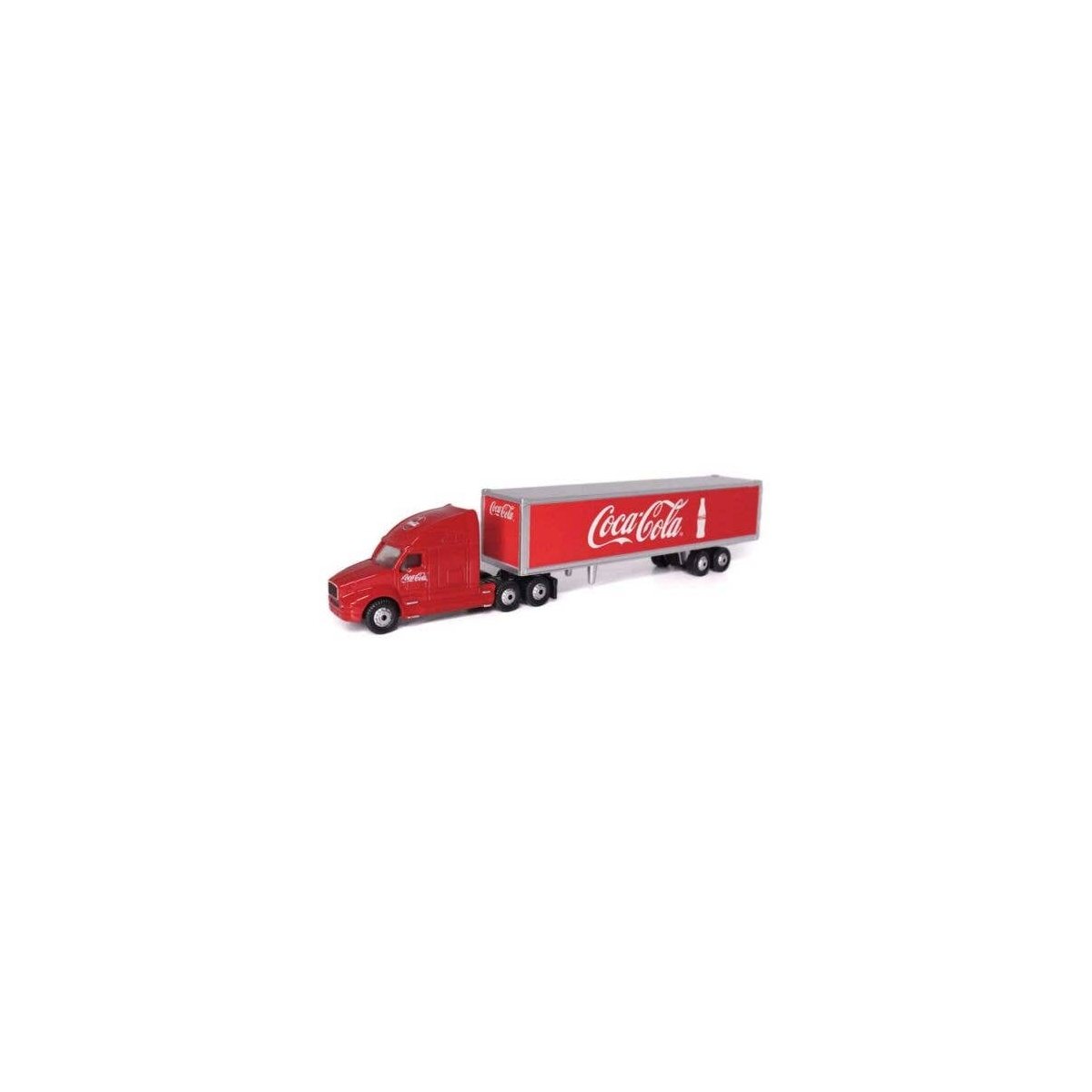 Modern Tractor w/Trailer Long Hauler - Assembled -- Coca-Cola Bottle (red, white), HO, Atlas O 820070