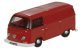 1960s Volkswagen Cargo Van - Assembled -- Senegal Red, N, Oxford Diecast NVW005