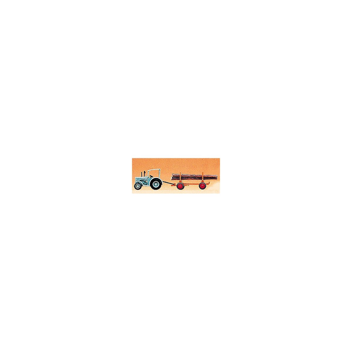 Farm Machinery -- Hanomag w/Log Trailer, N, Preiser Kg 79504