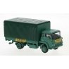Bedford Low-Side Truck with Canvas Cover - Assembled -- Schenker (green, yellow German Lettering), HO, Brekina Automodelle 35902