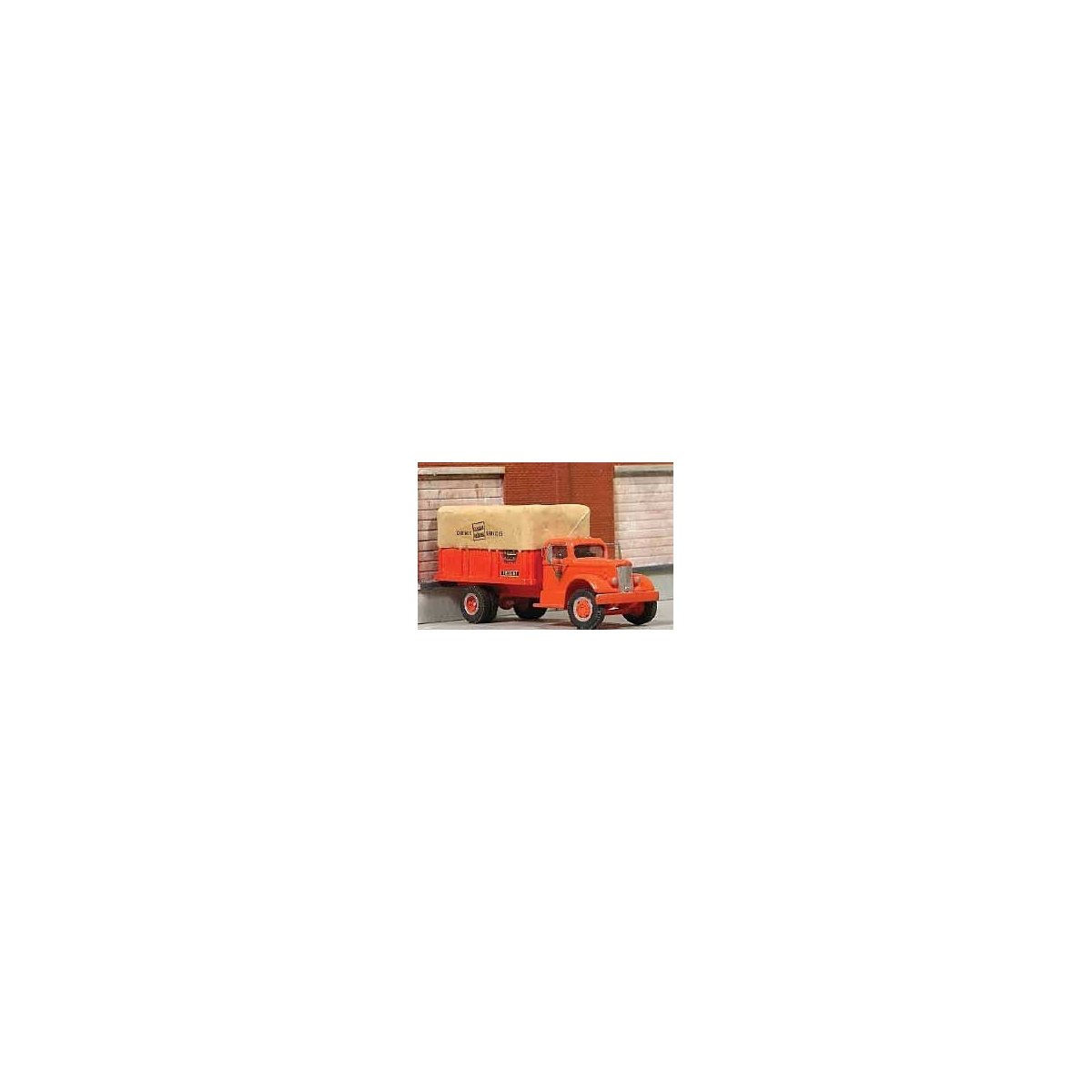 1940-1958 White Super Power Express Truck w/Canvas Cover - Resin Kit -- Unpainted - Includes, HO, Sylvan Scale Models V0171