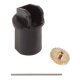 Motor Bracket, 15/16` 24mm Axle & Gear - Car System -- Fits 3/8` 10mm Diameter Motor, Mod, All Scales, Faller Gmbh 163501