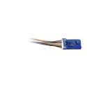 DH127D Series 7 Mobile DCC Control Decoder -- 9-Pin Harness Socket 1A/2A Peak, 2 FX7 Functions, HO, Digitrax DH127D