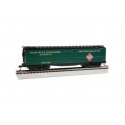 50′ Wood Express Reefer - Ready to Run -- Railway Express Agency 350 (Pullman Green, black, red), HO, Bachmann Industries 7570