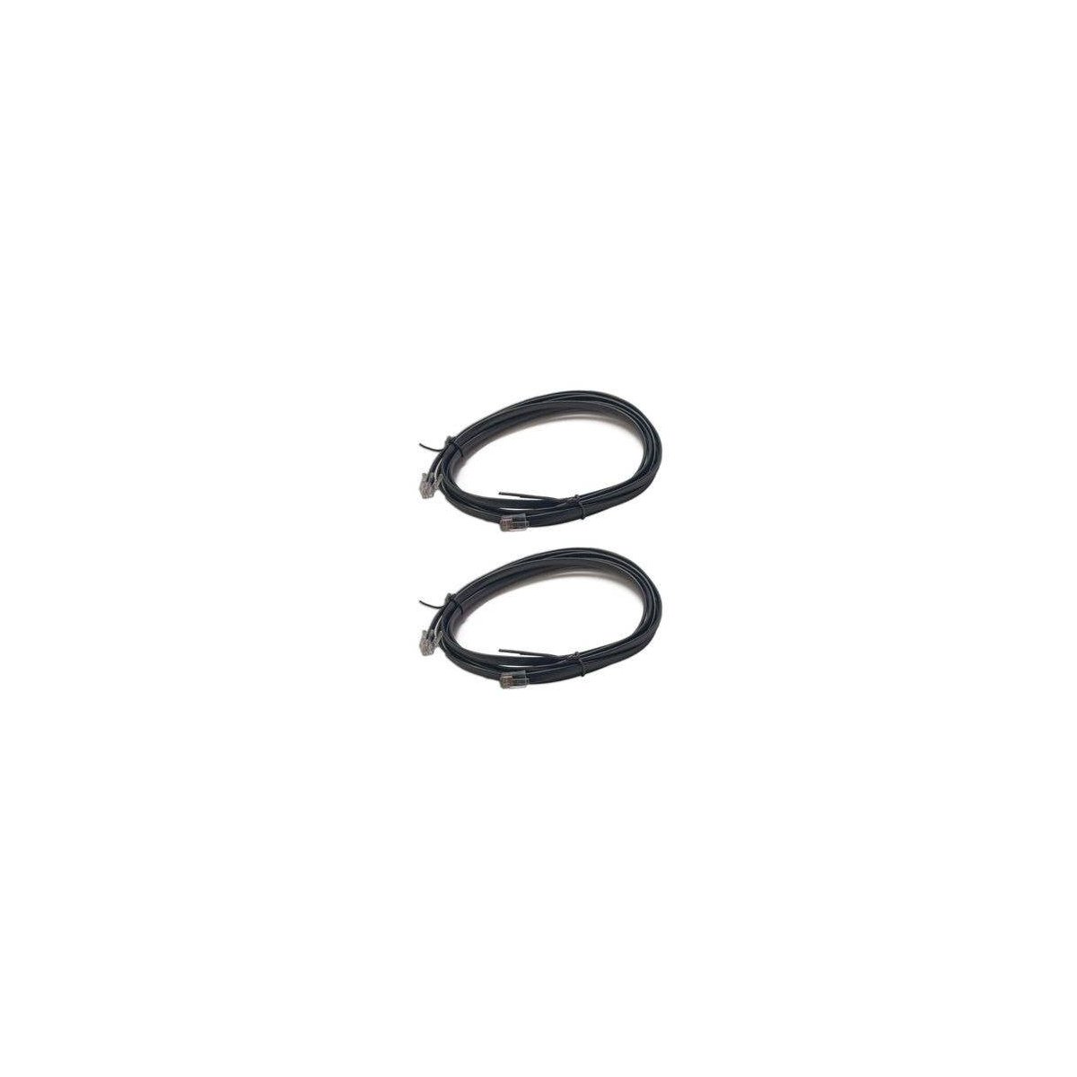 LocoNet Cable pkg(2) -- 8′ 2.4m, All Scales, Digitrax LNC82