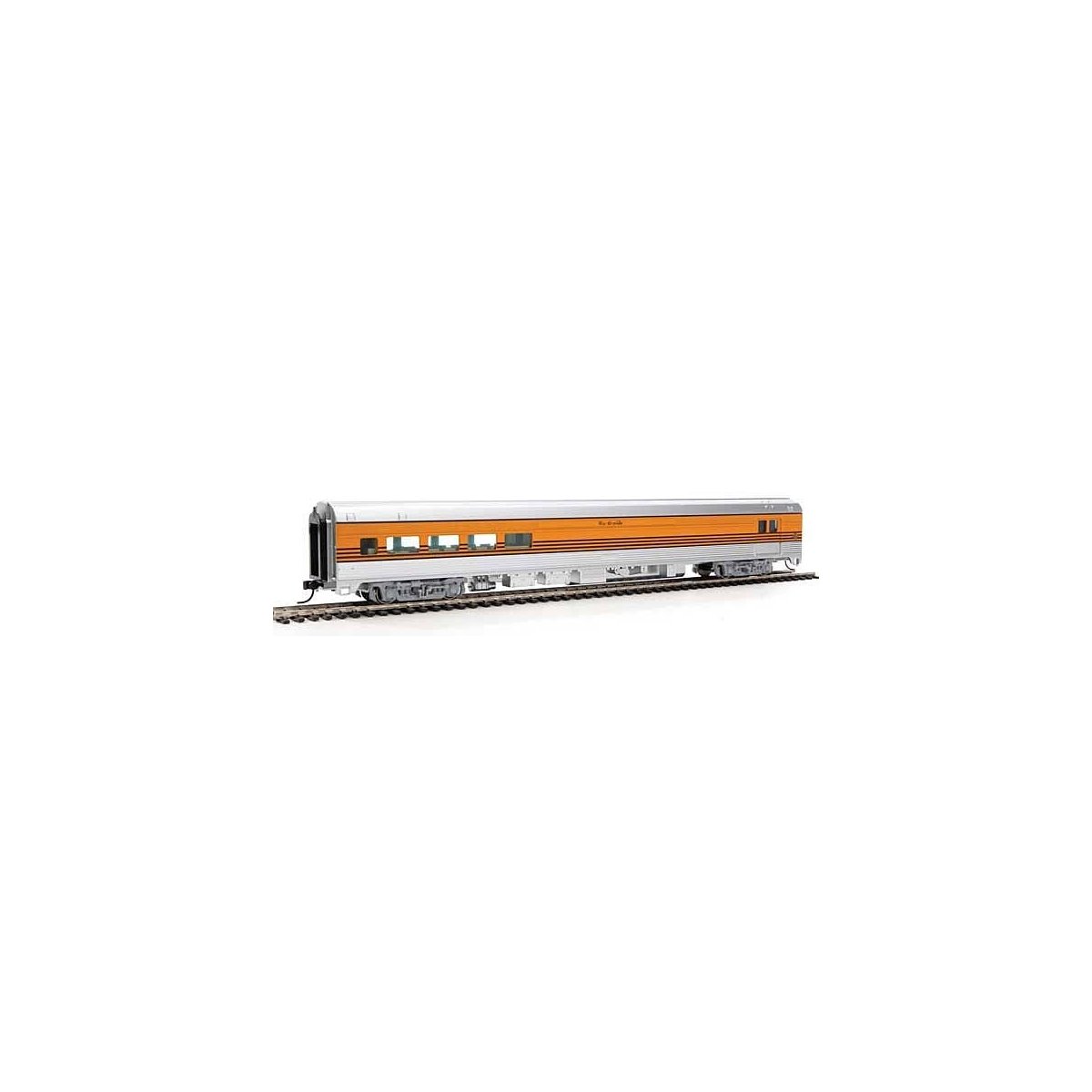 85′ Budd Baggage-Lounge - Ready to Run -- Denver & Rio Grande Western(TM), HO, WalthersMainline 30066