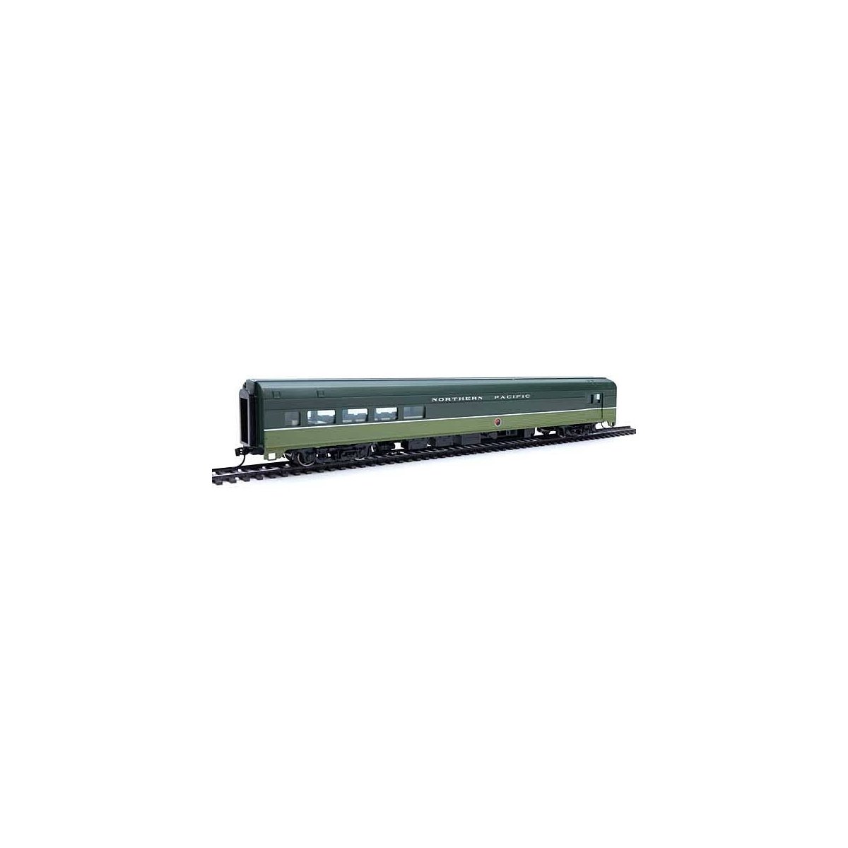 85′ Budd Baggage-Lounge - Ready to Run -- Northern Pacific, HO, WalthersMainline 30068