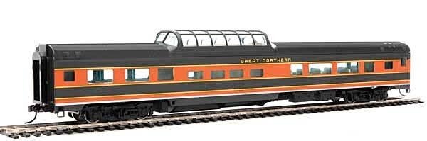 85′ Budd Dome Coach - Ready to Run -- Great Northern, HO, WalthersMainline 30410
