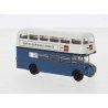 AEC Routemaster Double-Deck Bus - Assembled -- British European Airways (blue, white, red), HO, Brekina Automodelle 61108