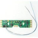 A4X-KA 4-Function Drop-In DCC Decoder w/TCS Keep Alive Wires - Control Only -- With Extra b, HO, Train Control Systems 1446