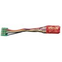 DZ146PS Series 6 Control Decoder for Z, N & HO -- Medium 8-Pin Plug, 1′ Harness .55 x .4 x .1, All Scales, Digitrax DZ146PS