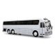 1986 Eagle Model 10 Bus - Assembled -- Painted, Unlettered (white), HO, Iconic Replicas 870360