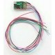 FL4 Function-Only Decoder -- 4 Lighting Functions, Hardwire Only - .585 x .360 x .115′, HO, Train Control Systems 1004