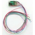 FL4 Function-Only Decoder -- 4 Lighting Functions, Hardwire Only - .585 x .360 x .115′, HO, Train Control Systems 1004