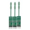 Plug′N Play Signal Mast Base Kit -- pkg(3), HO, Digitrax SMBK