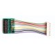 DCC Decoder Harness -- T-1`-21 JST 9-Pin to NEM21 Socket - 1` 2.54cm Wires, All Scales, Train Control Systems 1352